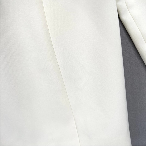 FAVORITE DAUGHTER Blazer Womens Small Cream Margaret Tuxedo Double Breasted NEW - Picture 8 of 12